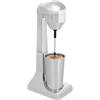 vinnyooc 500ml Mixer Elettrico, Milkshake Maker, Bevande Mixer Due Velocità Latte Milkshakes Caffè per Casa Caffè Ristoranti (Argento)