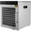 Legwfdthy Dehydrator Herbs Veggies Frutta Electric Dryer Machine with Digital Dopo il tempo calcolando la temperatura disidratatore in acciaio inox con temperatura regolabile da 30 a 90 °C Timer digitale