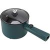 BAOFUYA Pentola Elettrica Hotpot, 1,8 Litri, Pentola Calda Elettrica con Coperchio, Multicooker con Manico Lungo per Dormitorio, Spina Europea 220V