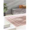 benuta Nest Tappeto Esterno & Interno Bonte - Rosa 80x150 cm - Resistente e Facile da Pulire - Per Balcone, Terrazza, Giardino - Cucina & Soggiorno - Geometrico, Stile Boho, Hygge Cozy