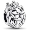 PANDORA Ciondolo in argento Sterling Moments a forma di testa di leone con zirconia cubica trasparente