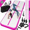 KESSER® tappetino da palestra gonfiabile airtrack 2m/3m/4m/5m/6m tappetino da ginnastica | incl. borsa di trasporto e pompa d'aria elettrica | tappetino da yoga, tappetino da tumbling, tappetino da allenamento, tappetino da palestra e fitness
