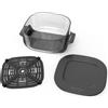 Ninja Crispi CleanCrisp, Contenitore, quadrato, 3,8 l, trasparente, vetro, 1 pezzi
