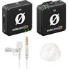 Rode Wireless ME con lavalier GO WH e parabrezza