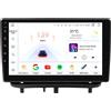 Happiq Autoradio con Bluetooth e CarPlay per Opel Corsa D (2007-2012) - compatibile con Apple e Android - impianto stereo con sistema di navigazione - 3 GB di RAM, 32 GB di memoria