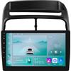 Happiq Autoradio con Bluetooth e CarPlay per Fiat Linea (2007-2012) - compatibile con Apple e Android - impianto stereo con sistema di navigazione - 1 GB di RAM, 32 GB di memoria