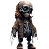 OEM Miniature gotiche di scheletri in resina, decorazioni di Halloween, miniature, design con teschi, idea regalo