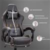 OEM Sedia da gaming, sedia da ufficio, 52 (P) x 69,8 (L) x 136 (A) cm, resistente, regolabile, supporto lombare telescopico