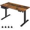 OEM Sedia da ufficio elettrica - Regolabile in altezza - Con prese di corrente - Senza gradini - 60 x 120 cm - Marrone