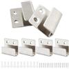 OEM Supporto da parete in acciaio inossidabile - Larghezza interna 10 mm - Colore argento