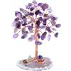 OEM Set di cristalli con ametista 9-10 cm - Cristallo naturale terapeutico - Per la casa e l'ufficio - Energia Reiki - Regalo per i chakra - Scultura decorativa in ametista
