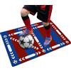 druck.de Tappetino da allenamento per il calcio - 90x60 cm - Rosso / Blu - Allenamento per bambini - Tappetino antiscivolo per il controllo di palla - Tappetino da calcio - Attrezzo per l'allenamento tecnico - Per interni ed esterni