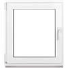 Framex Finestra in Plastica Bianca Larghezza x Altezza 70 x 80 cm (700 x 800 mm) Doppi Vetri (32 mm), Anta-Ribalta, Girevole DIN Sinistra - Premium