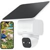 blurams 4K Telecamera WiFi Esterno Senza Fili Solare h24