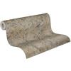 A.S. Création Livingwalls Carta da parati 396501 con rami in marrone, crema, oro - Carta da parati floreale di alta qualità con disegno ed effetto metallico in oro - 10,05m x 0,53m - Made in Germany