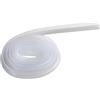 EasyByMall Striscia di guarnizione per porta, 2 m, a forma di H, in vetro, per rotolo, per porta scorrevole senza cornice, impermeabile, per bagno e doccia (6 mm)