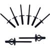 BESTYCHAO 60 pezzi Tri-Fold Exploding Pop Rivetti a flangia grande in alluminio, Nero (4,8 x 21 mm)