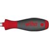 Wiha 32160 32160 - Cacciavite con portainserti magnetico 281 SoftFinish Stubby 1/4'' Cod. 28102, Nero, 125 mm
