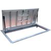 S-Lion Coperchio Botola Alluminio 800 mm x 1000 mm Thermo Max 4 Guarnizione a quattro lati Porta Pavimento Chiusino Sigillo Portello ispezione Botola ispezione