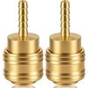 Sukudon Attacco rapido ad aria compressa 6,5 mm con filettatura interna da 1/4 per collegamento ad aria compressa