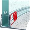 STEIGNER Guarnizione doccia curva UK02 90 cm (1 pz.) trasparente - Guarnizione box doccia verticale per doccia semicircolare o quarto di cerchio con porta 6-8 mm - Materiale flessibile, Impermeabile