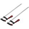 Cocoarm F-Bar Morsetto carpentiere Morsetti a vite per impieghi gravosi Morsetti F Morsetti per barre per la lavorazione del legno Kit di utensili manuali fai-da-te a scorrimento rapido 80 * 600mm 2 pezzi