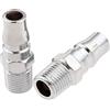 BE-TOOL PM30-3/8 BSP Airline Connettori a sgancio rapido maschio tubo aria raccordo per utensili compressore (confezione da 2)