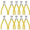 BOOSDEN 10 tagliafili, tagliafili da 15,2 cm, tronchesi a dighe, pinze da taglio diagonali, pinze a filo caricate a molla, per plastica, artigianato, cravatte, floreale