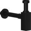 Kiamami Valentina - Sifone d'arredo quadrato in ottone nero opaco