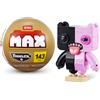 Max Build More Mattoncini in Plastica Premium della Fuggler Baddies Collection (Wide Eyed Weirdo) di ZURU, costruzioni di mostri glam verdi, marrone e rosa per adolescenti, adulti e collezionisti