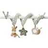 Nattou Loulou Spirale attività per Bambini, Spirale attività per Casa o in Viaggio, Regalo per Neonati, 18 cm, Colori Delicati, Verde, Beige, Ecru