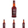 Ponti, Aceto Aroma Antico Rosso, Personalità Decisa e Gusto Robusto, Ideale per Esaltare gli Aromi di Insalate, Verdure, Salse e Marinature, 100% Made in Italy, 500 ml (Confezione da 4)