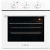 Lar.el Forno da Incasso BIANCO LAR.EL 60 cm Elettrico Ventilato Turbo 5 Funzioni con Termostato Timer Meccanico Luce Interna Doppio Vetro Leccarda e Griglia