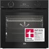 Beko BBIM17300BMPEF b300 Forno da incasso, 72 l, forno multifunzione, 10 funzioni, aria calda AeroPerfect, FlexiCrisp, pirolisi autopulente, pulizia SteamShine, SoftClose, nero