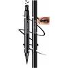 Grion Eyeliner liquido doppio con timbro ad ala, punta fine e timbro triangolare per linee alate precise, strumento di trucco resistente alle sbavature per uso quotidiano