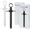 PBAHAUP 2 Pezzi Siringa Lubrificante Riutilizzabile, Applicatore Portatile, Silicone, Inscatolato, Vaginale Kiuiom