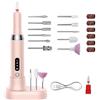 Generico Electric Nail File, Adjustable Speed Nail Drill Kit, Cordless Nail Drill, Nail Drill Machine, Nail Grinder, 12 Drill Bits, Home Nail Salon Kit, Professional Nail Drill, Portable Nail File, Nail Care