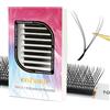 COZBIRD Extension Ciglia yyy (3d yy) 6d Ventagli Volume Triple Y Ciuffetti Premade Natural 0.07 C curl 8-15mm Mix