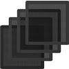 MoKo Filtro Antipolvere PC, 4 Filtri Computer in Rete PVC Dissipazione Calore Protezione Polvere Telaio Magnetico Dim 14 x 14 x 0.15 cm, Accessori Computer Filtro Antipolvere per Computer - Nero