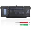 KXRSII 7FMXV Batteria per Dell Latitude 5320 7320 7420 7520 (5320 7320 7420) 2-in-1 Series 0TN2GY TN2GY 9JM71 4M1JN 1PP63 HDGJ8 MHR4G4 P134G001 P135G001 P138G001 15.2V 63Wh 3941mAh