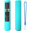 Generico Custodia in silicone per Xiaomi XMRM-ML Custodia remota Cover protettiva antiscivolo Manicotto pelle protettiva antigoccia con cordino anti-loast (Verde menta)