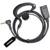 HYSHIKRA 1 Pin 2,5 mm Cuffie walkie-talkie con microfono PTT, compatibili con Motorola TLKR T60 T61 T62 T81 T80 T82 HYT TC-320 per guardie del corpo (Forma G, 1)