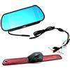 KNRAGHO Telecamera Retromarcia Specifico Con Luci Led Terzo Stop Posteriore per Mercedes Benz Sprinter W906 / VW Crafter Transporter (con monitor)¡