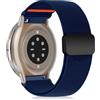 KeHowy 20mm Nylon Cinturino per Amazfit Active 2 (Square)/Active/GTR Mini/GTS 4/4 Mini/GTS 3/2/2e, Magnetica Intrecciato Cinturini per Amazfit GTR 42mm/Bip S/Bip 3 Pro/Lite/T-Rex 3 Pro 44mm - Blu