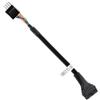 yuwqqoajv Cavo adattatore USB 0 a 20 pin femmina versatile per la connessione a dispositivi USB 0 9 pin maschio per un accesso ai dati più semplice. Chassis di