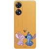 LA CASA DE LAS CARCASAS Custodia per OPPO Reno 8T ufficiale Disney Angel & Stitch Bacio per proteggere il tuo cellulare. Cover OPPO in silicone flessibile con licenza ufficiale di Lilo & Stitch
