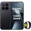 XIAOMI Smartphone 17T, 12 GB + 256 GB, con Android, display da 6,59 pollici, 120 Hz, batteria al silicio al carbonio da 6500 mAh, fotocamera Leica 5X, nero, orologio incluso