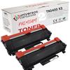 universo cartuccia® TN2420 2 X toner compatibile con Brother HL-L2310D/L2350DN/L2370DN/L2375DW, DCP-L2510D/L2530DW/L2550DN,MFC-L2710DN/L2730DW/ L2750DW (2 TN2420)