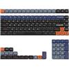 nuphy Keycaps Space Engineer, 117 set, tasti in PBT per tastiera da gioco Low-Profile nSA Dye-sub, ANSI (layout tastiera inglese) Compatibilità con Air60 V2, Air75 V2 e Air96 V2, Dark