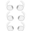 Wiki VALLEY [3 paia] Tappi auricolari di ricambio per Airpods 4, tappi per le orecchie in silicone per Airpods4, non si adattano alla custodia di ricarica (bianco)